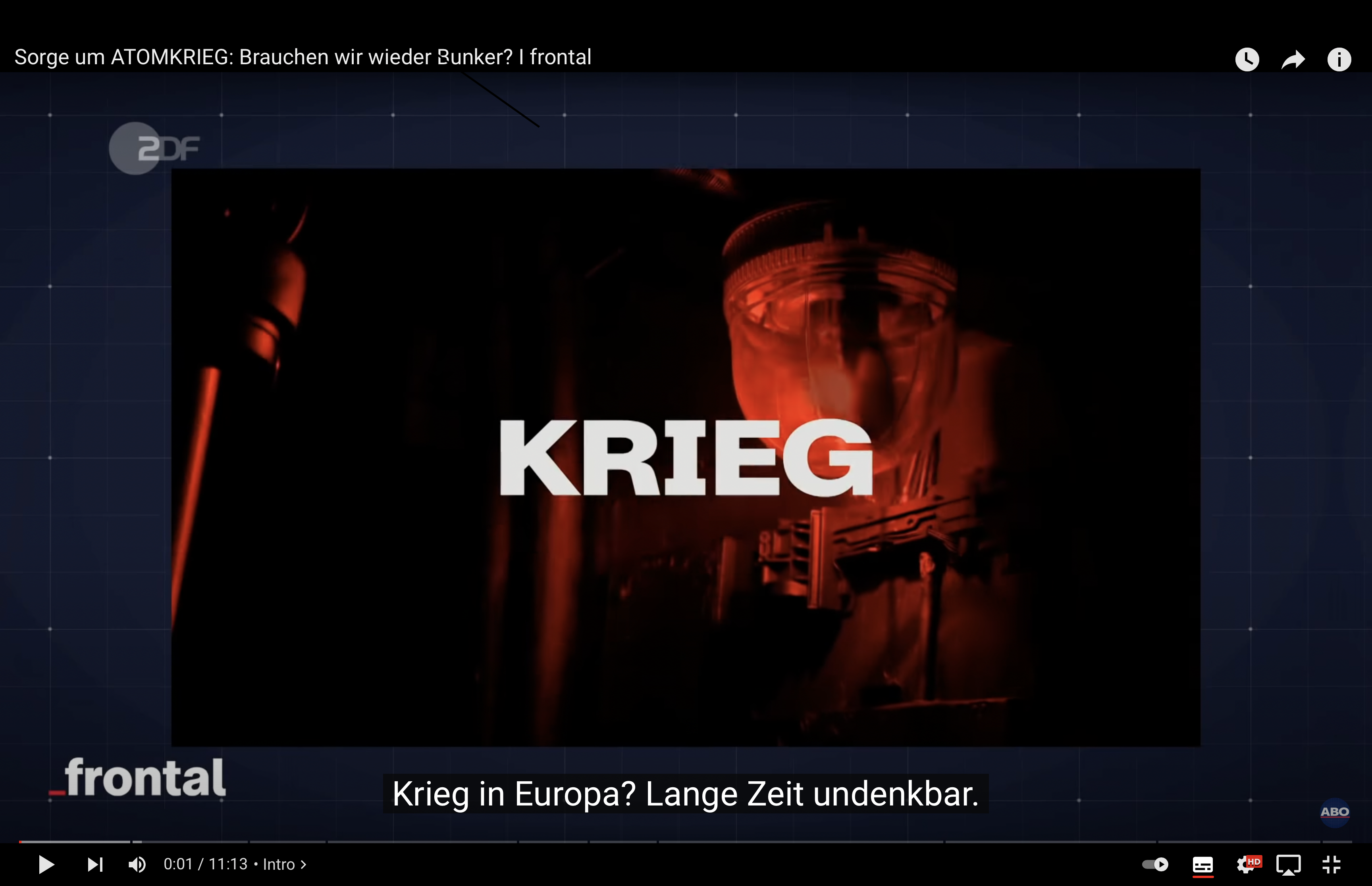 Krieg in Europa