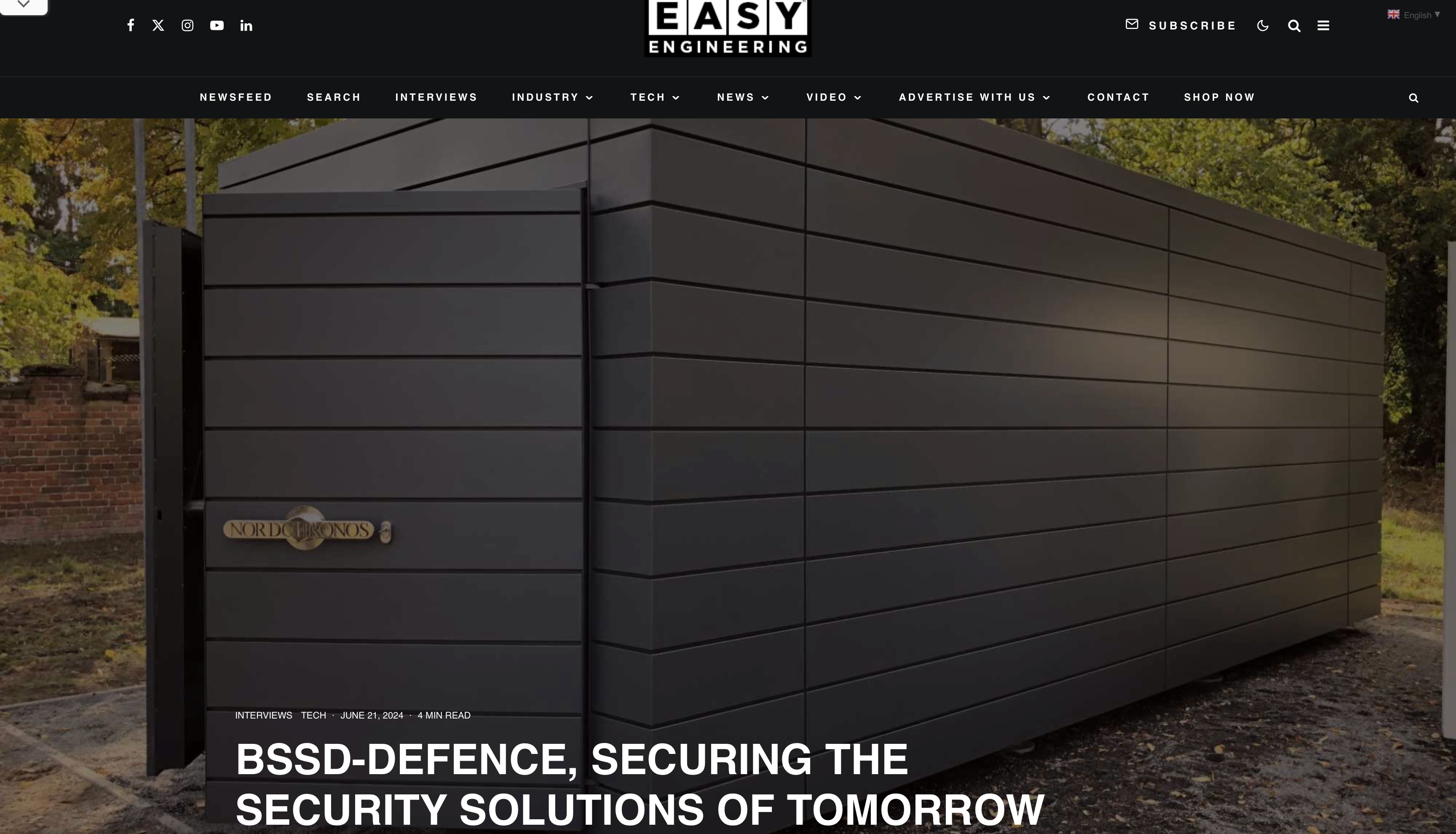 BSSD-DEFENCE, SICHERT DIE SICHERHEITSLSUNGEN VON MORGEN - Schauen Sie gerne vorbei.