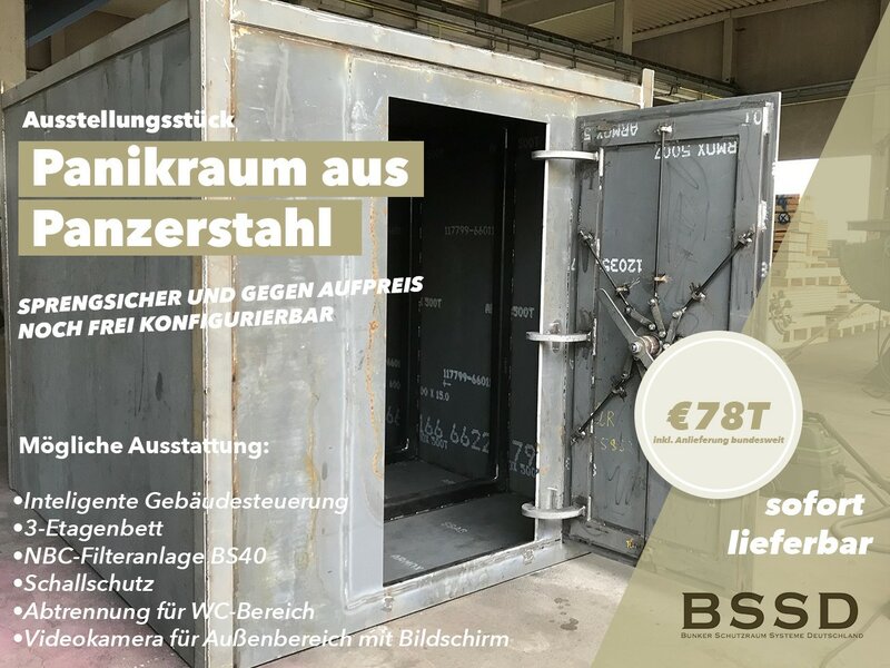 Panic-Room-Ausstellungsstck