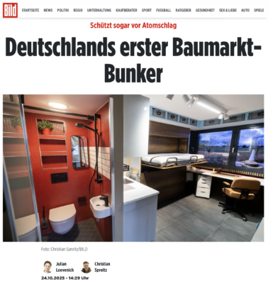 Beitrag über BSSD: Baumarkt Bunker Deutschland