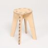LITUA TABI – runder Hocker, extrem belastbar & mobil