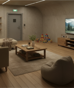 Foto: gemütlisches Schutzraum für Familie