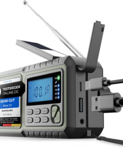 Hand-crank radio