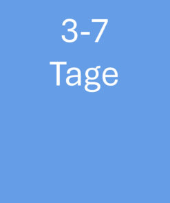 von 3 bis 7 Tage Vorräte